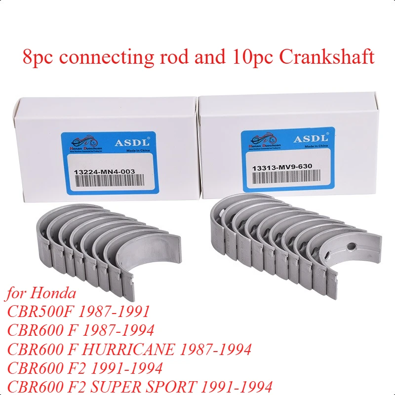 13313/6-MV9-630 33mm Connecting Rod Main Bearing Crankshaft for Honda CBR500F CBR600 F2 SUPER SPORT 1991-1994 CBR600 F HURRICANE
13313/6-MV9-630 33mm Connecting Rod Main Bearing Crankshaft for Honda CBR500F CBR600 F2 SUPER SPORT 1991-1994 CBR600 F HURRICANE