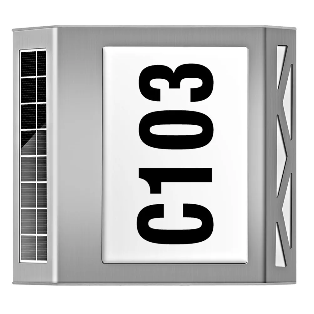 1Set Solar House Number Light Durable Waterproof LED Solar Doorplate Light Outdoor Wall Mounted Address Sign Address Sign
1Set Solar House Number Light Durable Waterproof LED Solar Doorplate Light Outdoor Wall Mounted Address Sign Address Sign