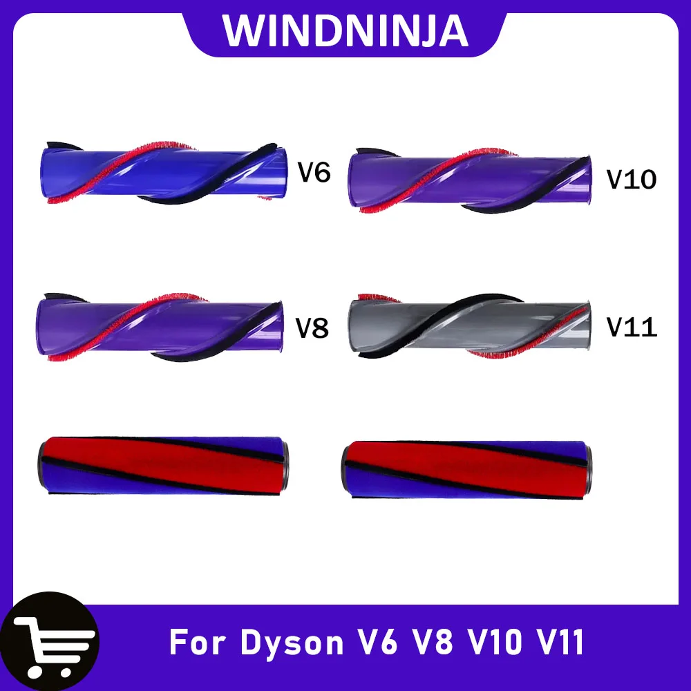 Мягкая роликовая щетка для пылесосов Dyson V6 V8 V10 V11, запасные части, сменная роликовая насадка для ковров
Мягкая роликовая щетка для пылесосов Dyson V6 V8 V10 V11, запасные части, сменная роликовая насадка для ковров