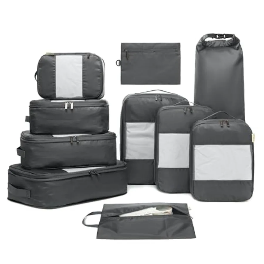 Large Compression ing Cubes for Travel - Lightweight Compression ing Cube Set, Water-Resistant Luggage Organizer Bags and Suitc
Large Compression ing Cubes for Travel - Lightweight Compression ing Cube Set, Water-Resistant Luggage Organizer Bags and Suitc