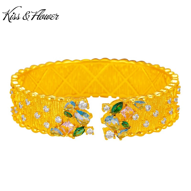 KISS&FLOWER Gold Luxury Star Bracelets Bangles For Women Wedding Party Birthday Christmas Bride Mother Girl Ladies Gifts BR357
KISS&FLOWER Gold Luxury Star Bracelets Bangles For Women Wedding Party Birthday Christmas Bride Mother Girl Ladies Gifts BR357