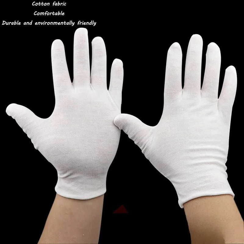 Pure Cotton Work White Gloves Etiquette Gloves Collectible Items White Anti-slip and Anti-stain Cotton Wear-resistant Gloves
Pure Cotton Work White Gloves Etiquette Gloves Collectible Items White Anti-slip and Anti-stain Cotton Wear-resistant Gloves