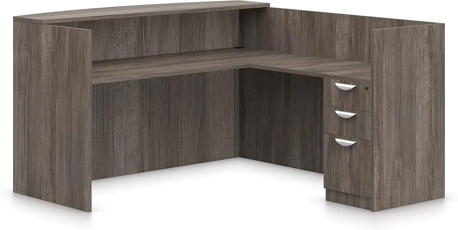 Offices To Go L Shaped Reception Desk W/Drawers W/Transaction Top 71" W X 30" D X 42" H Reception Return
Offices To Go L Shaped Reception Desk W/Drawers W/Transaction Top 71" W X 30" D X 42" H Reception Return