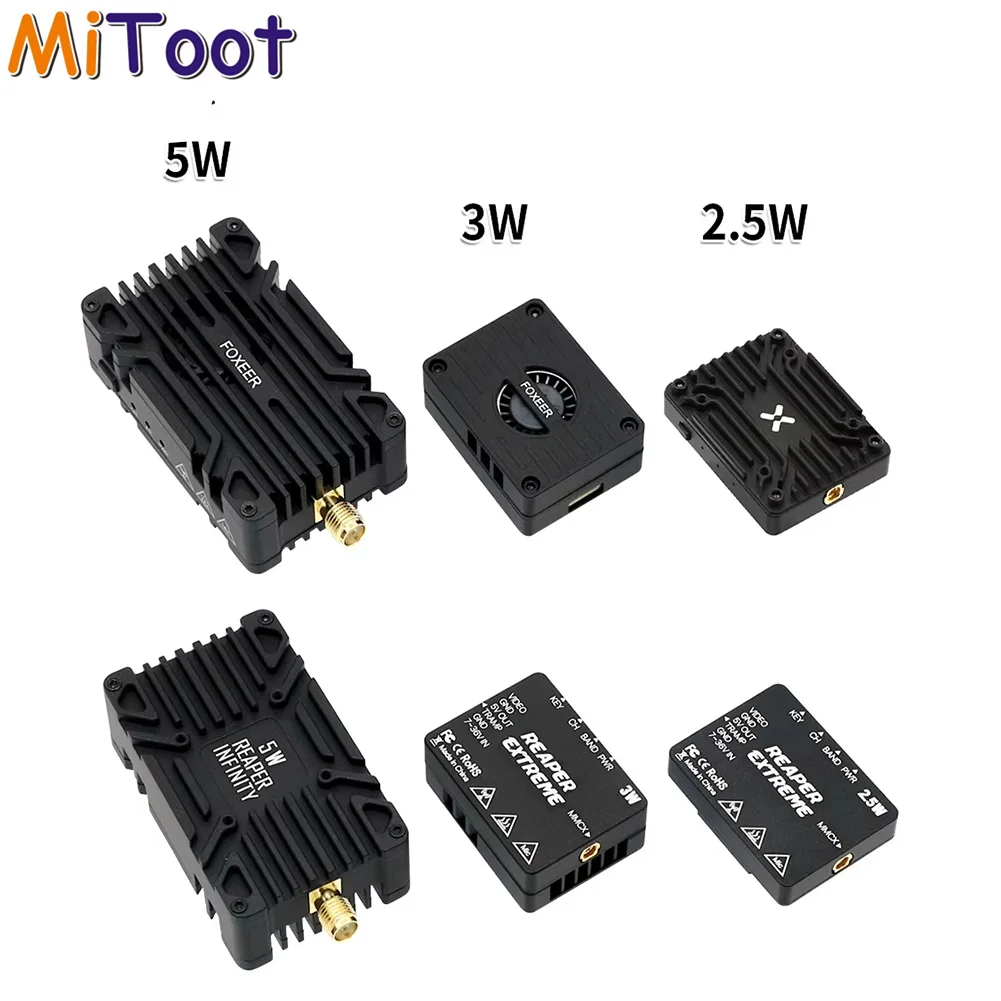 Foxeer Reaper Extreme Infinity VTX 2.5W 3W 5W 10W Long Range Transmitter FPV Drone
Foxeer Reaper Extreme Infinity VTX 2.5W 3W 5W 10W Long Range Transmitter FPV Drone