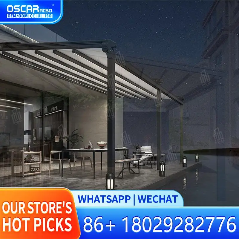 Garden Gazebo Steel Frame PVC Coated Waterproof Sunshade Outdoor Patio Party Backyard Wedding Gazebo Pergola Retractable Canopy
Garden Gazebo Steel Frame PVC Coated Waterproof Sunshade Outdoor Patio Party Backyard Wedding Gazebo Pergola Retractable Canopy