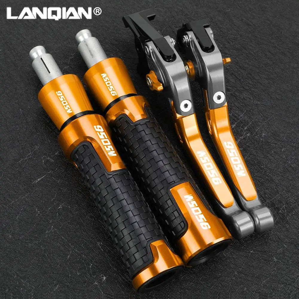 Motorcycle Aluminum Adjustable Extendable Folding Brake Clutch Levers Handlebar Hand Grips ends For 950 SM 950SM 2007 2008 2009
Motorcycle Aluminum Adjustable Extendable Folding Brake Clutch Levers Handlebar Hand Grips ends For 950 SM 950SM 2007 2008 2009