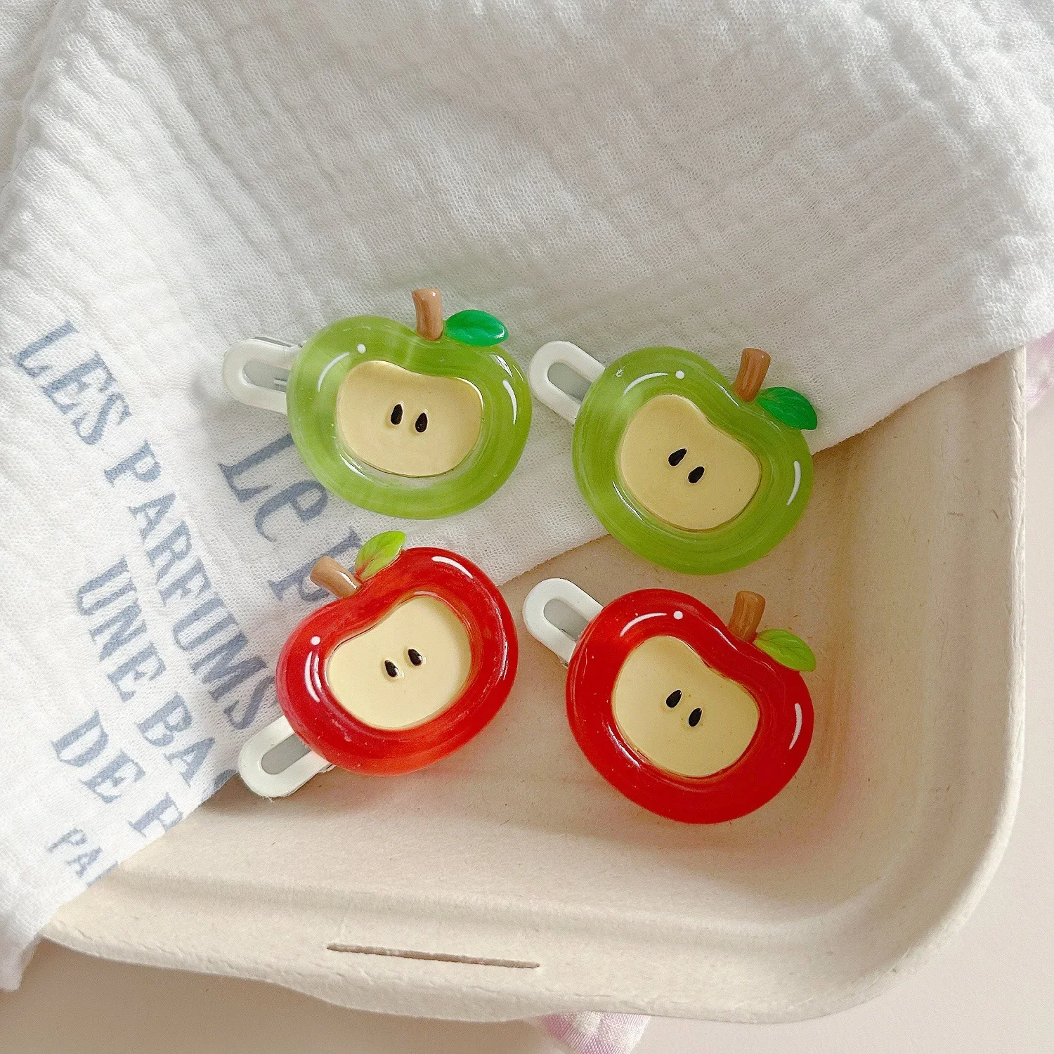 Cute Apple Hair Clip for Women-Cartoon Fruit Korean/Japanese Style Side Bangs Barrettes Girls Fashion Hairpin & Hair Accessories
Cute Apple Hair Clip for Women-Cartoon Fruit Korean/Japanese Style Side Bangs Barrettes Girls Fashion Hairpin & Hair Accessories