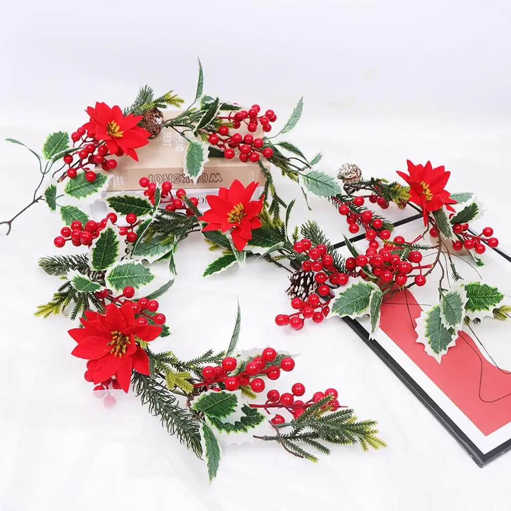 Artificial Berry Garland Christmas Pendant Drop Ornaments Decorations Table Fireplace Backdrop Wall Outdoor Xmas Party Supplies
Artificial Berry Garland Christmas Pendant Drop Ornaments Decorations Table Fireplace Backdrop Wall Outdoor Xmas Party Supplies