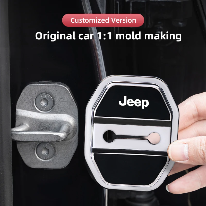 4PCS Silicone Car Door Lock Cover Door Stopper Protector For Jeep Renegade Wrangler JL JK Gladiator Compass Star Grand Cherokee
4PCS Silicone Car Door Lock Cover Door Stopper Protector For Jeep Renegade Wrangler JL JK Gladiator Compass Star Grand Cherokee