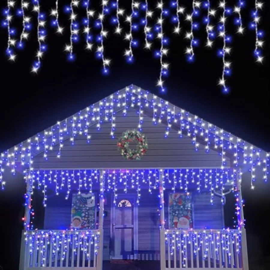 and Icicle Lights for Outside 66Feet String Light Indoor Plug in 8 Modes Connectable Icicle Christmas Light Clear Wire
and Icicle Lights for Outside 66Feet String Light Indoor Plug in 8 Modes Connectable Icicle Christmas Light Clear Wire