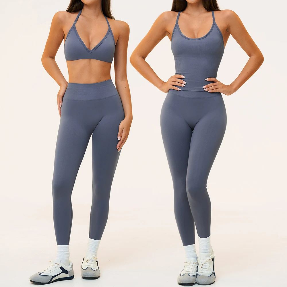 Two Pieces Yoga Set Sports Outfits Women's Tracksuits Quick Drying Fitness Set Gym Running Slim Capri Pants Female Sportswear
Two Pieces Yoga Set Sports Outfits Women's Tracksuits Quick Drying Fitness Set Gym Running Slim Capri Pants Female Sportswear