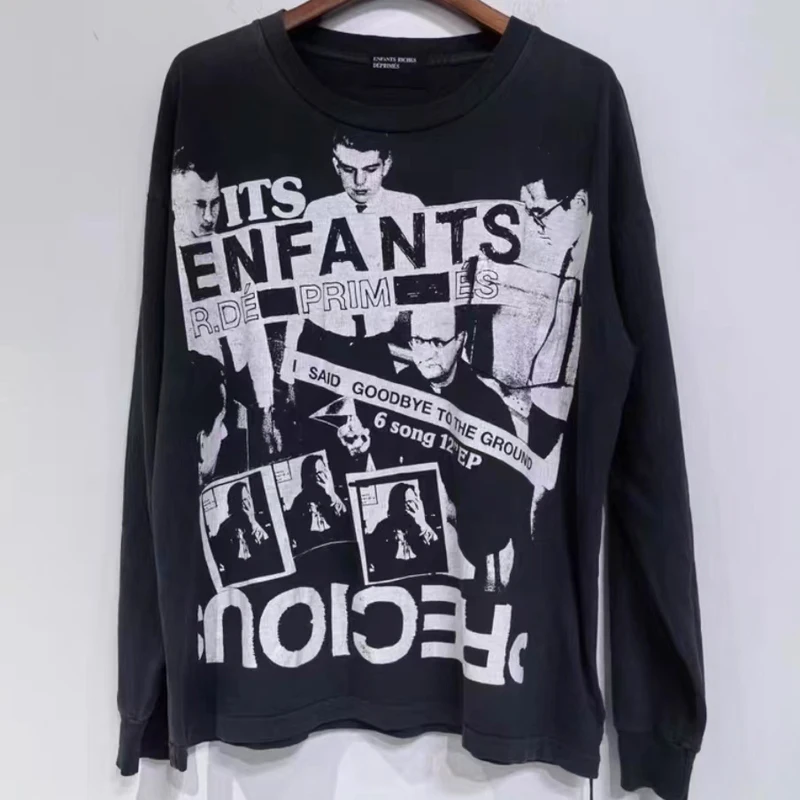 New Cartoon Figure Printed ERD T-shirt Men Women Enfants Riches Deprimes Long Sleeve T-shirt Casual High Quality Loose Top Tee
New Cartoon Figure Printed ERD T-shirt Men Women Enfants Riches Deprimes Long Sleeve T-shirt Casual High Quality Loose Top Tee