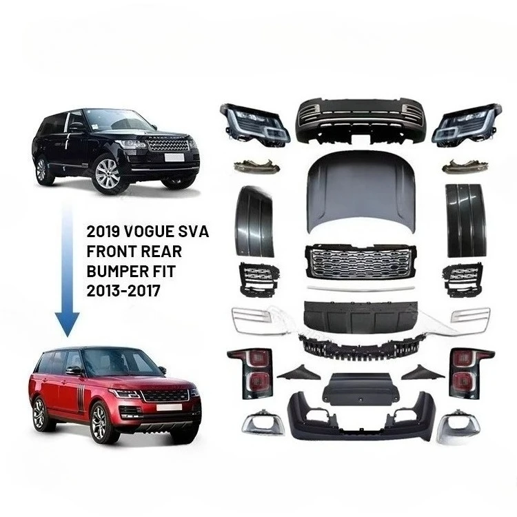 Flendo newly designed car bumper body parts for range rover vogue l405 2013-2017 upgrade sva l405 kit body kit l405 facelift
Flendo newly designed car bumper body parts for range rover vogue l405 2013-2017 upgrade sva l405 kit body kit l405 facelift