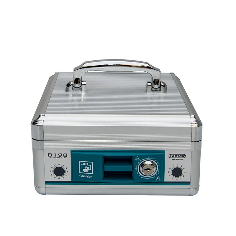 Suitcase Cash Register Portable Aluminum Alloy Cash Register Supermarket Safety Belt Lock Cash Register
Suitcase Cash Register Portable Aluminum Alloy Cash Register Supermarket Safety Belt Lock Cash Register