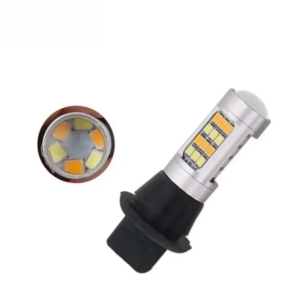 42LED Daytime Running Light & Turn Signal Dual Mode LED External Lights for T20 W21W WY21W 7440 Ba15s BAU15S 1156 P21W S25
42LED Daytime Running Light & Turn Signal Dual Mode LED External Lights for T20 W21W WY21W 7440 Ba15s BAU15S 1156 P21W S25