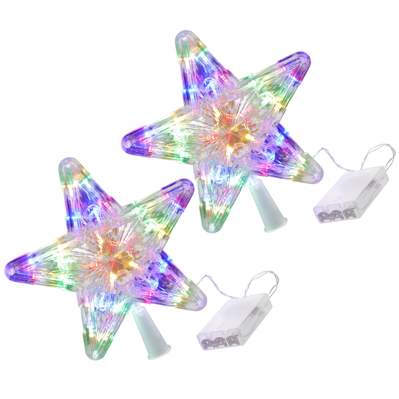 2 Pcs LED Star Shape Treetop Lighted Holiday Led Star Light For Christmas Tree Decoration Festive Glow Christmas Tree
2 Pcs LED Star Shape Treetop Lighted Holiday Led Star Light For Christmas Tree Decoration Festive Glow Christmas Tree