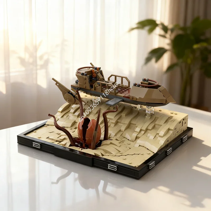 1505pcs MOC Desert Skiff Diorama Starry Sky Wars Model Building Blocks Festival Gifts Construction Assemble DIY Creative Toy
1505pcs MOC Desert Skiff Diorama Starry Sky Wars Model Building Blocks Festival Gifts Construction Assemble DIY Creative Toy