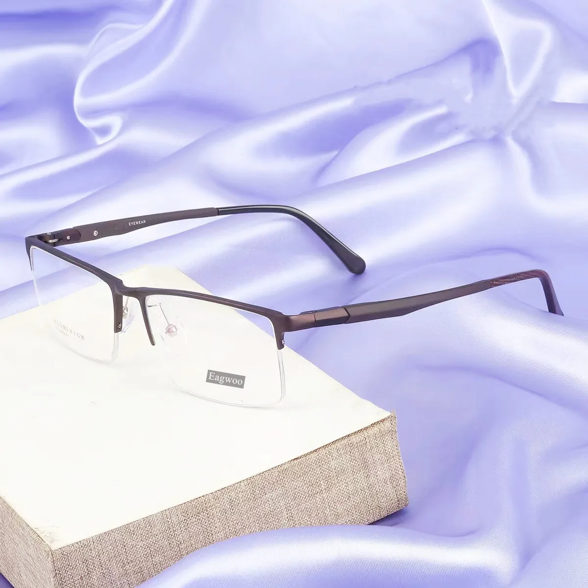 Aluminum Men Wide Face Prescription Eyeglasses Half Rim Optical Frame Business Eye Glasses Light Big Spectacle 60mm Wide Face
Aluminum Men Wide Face Prescription Eyeglasses Half Rim Optical Frame Business Eye Glasses Light Big Spectacle 60mm Wide Face