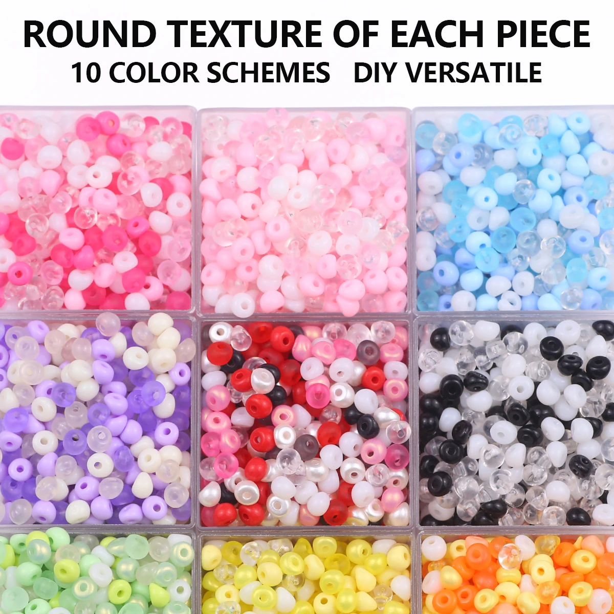 20g/Pack 5mm Colorful Plastic Water Droplet Beads Spacer Loose Beads for Jewelry Bracelets Making DIY Accessories Wholesale
20g/Pack 5mm Colorful Plastic Water Droplet Beads Spacer Loose Beads for Jewelry Bracelets Making DIY Accessories Wholesale