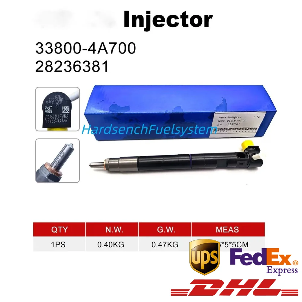 New Diesel Fuel Injector 33800-4A700 28236381 for H/y-u/n-d/a-i /G/r-a-n/d St-a/r-e/x H1 for K-i-a
New Diesel Fuel Injector 33800-4A700 28236381 for H/y-u/n-d/a-i /G/r-a-n/d St-a/r-e/x H1 for K-i-a