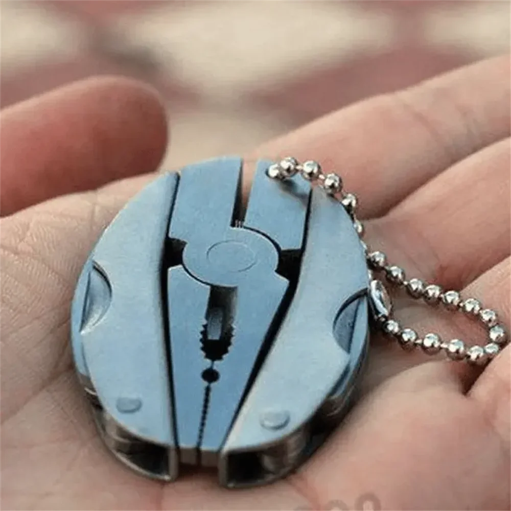 Portable Stainless Steel Multi-Tool Pliers Knife Multi-function Keychain Screwdriver For Outdoor Use
Portable Stainless Steel Multi-Tool Pliers Knife Multi-function Keychain Screwdriver For Outdoor Use