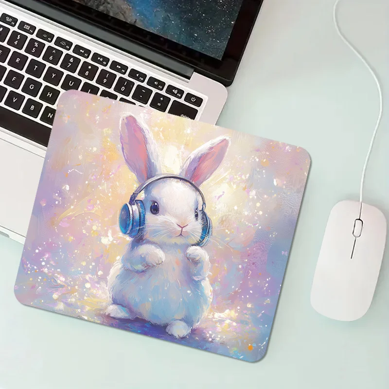 Cute music rabbit printed mouse pad, anti-slip rubber computer desktop decoration, suitable for both office and home use
Cute music rabbit printed mouse pad, anti-slip rubber computer desktop decoration, suitable for both office and home use