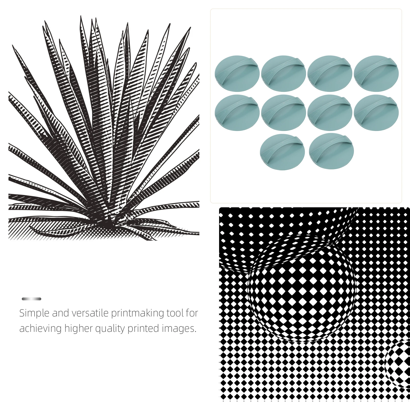 Printmaking Ink Plates Stamping Tool Portable Lightweight Durable Safe Practical Simple Structure Easy Operation Versatile Art
Printmaking Ink Plates Stamping Tool Portable Lightweight Durable Safe Practical Simple Structure Easy Operation Versatile Art