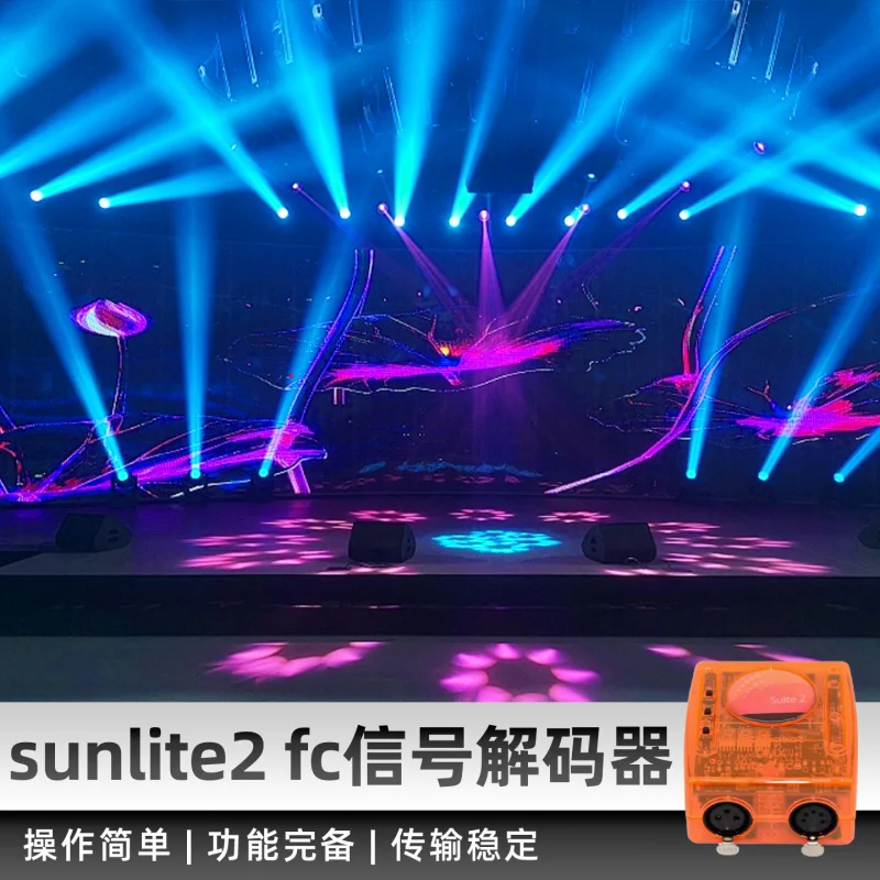 Контроллер Sunlite Suite 2 FC USB для компьютера, световая консоль DVC4 GZM, декодирование DMX1536
Контроллер Sunlite Suite 2 FC USB для компьютера, световая консоль DVC4 GZM, декодирование DMX1536