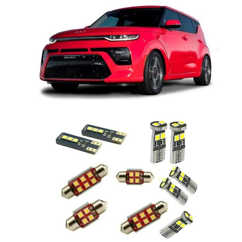 10x Canbus Led interior lights For kia soul soul ev 2022 2021 automotive goods Car Accessories License plate lamps Map lamps
10x Canbus Led interior lights For kia soul soul ev 2022 2021 automotive goods Car Accessories License plate lamps Map lamps