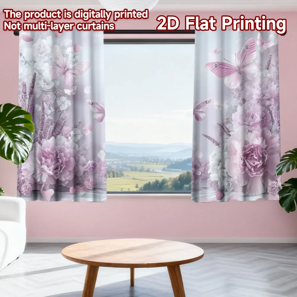 2D flat printing 2pcs Window Drapes Butterfly and Floral Serenity Digital Printed Polyester Drapes Birthday Party Perfect for
2D flat printing 2pcs Window Drapes Butterfly and Floral Serenity Digital Printed Polyester Drapes Birthday Party Perfect for
