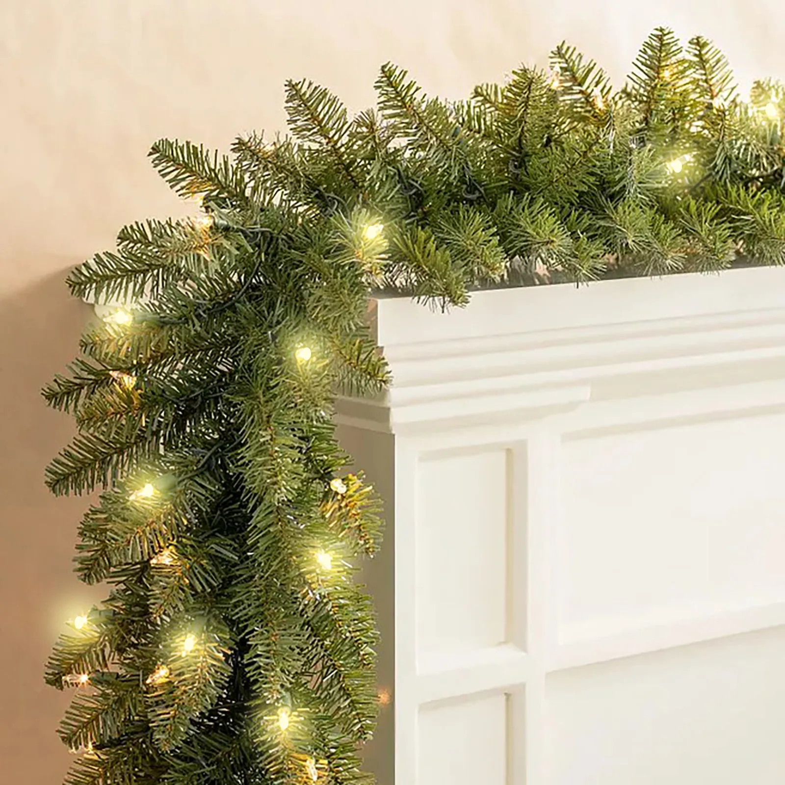 6ft Simulated Plant Christmas Decor Artificial Cedar Needles With 30 LED Light Green Rattan For Winter Holiday Indoor Xmas Decor
6ft Simulated Plant Christmas Decor Artificial Cedar Needles With 30 LED Light Green Rattan For Winter Holiday Indoor Xmas Decor
