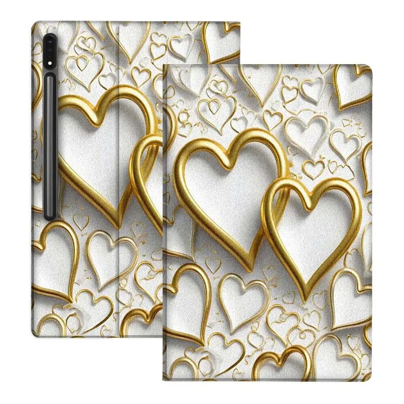 Shining Glossy Heart Frame Gift For Samsung Galaxy Tab S10 S9 S8 S7 FE Lite Soft Flexible Support Tablet Case
Shining Glossy Heart Frame Gift For Samsung Galaxy Tab S10 S9 S8 S7 FE Lite Soft Flexible Support Tablet Case
