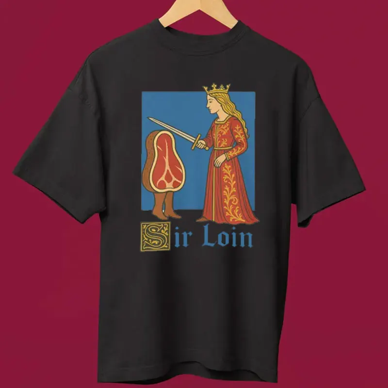 Sir Loin Funny Knight Meme T-shirt Sir Racha Edgy Dark Humor Tee for Men Women Sir Cumcise Offensive Tees Vintage Sriracha Top
Sir Loin Funny Knight Meme T-shirt Sir Racha Edgy Dark Humor Tee for Men Women Sir Cumcise Offensive Tees Vintage Sriracha Top