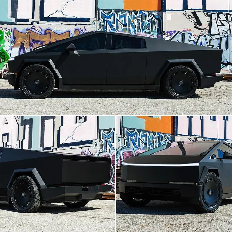 For Tesla Cybertruck 2024-2026 DIY Matte Black Precut Body Color Change Paint Protection Wrap Film PVC Exterior Accessories
For Tesla Cybertruck 2024-2026 DIY Matte Black Precut Body Color Change Paint Protection Wrap Film PVC Exterior Accessories