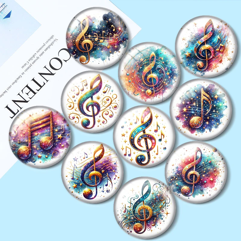 Dreamy Gold Music Talisman 10pcs 12mm/16mm/18mm Round Photo Glass Cabochon Demo Flat Back Making findings
Dreamy Gold Music Talisman 10pcs 12mm/16mm/18mm Round Photo Glass Cabochon Demo Flat Back Making findings