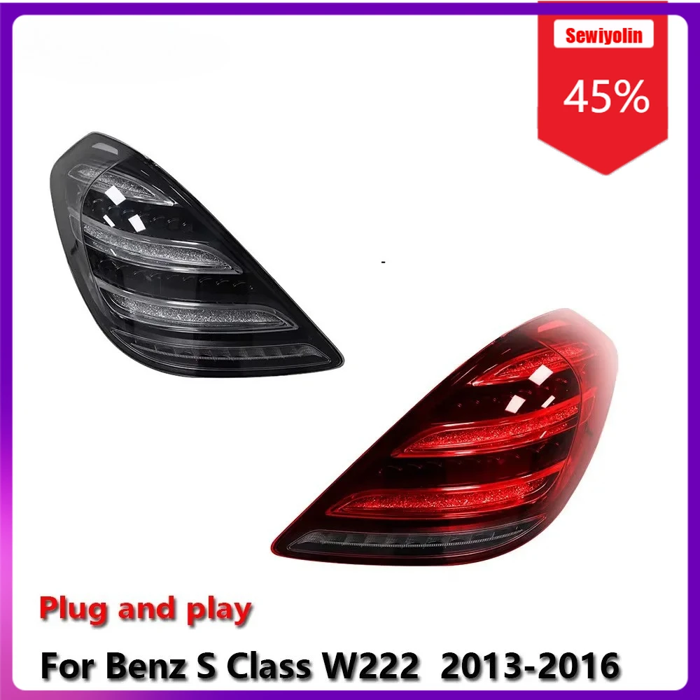 Sewiyolin Автомобильные светодиодные фонари в сборе для Benz S Class 2013-2016 W222 Автоматические противотуманные DRL Тормозной указатель поворота Plug and Play
Sewiyolin Автомобильные светодиодные фонари в сборе для Benz S Class 2013-2016 W222 Автоматические противотуманные DRL Тормозной указатель поворота Plug and Play