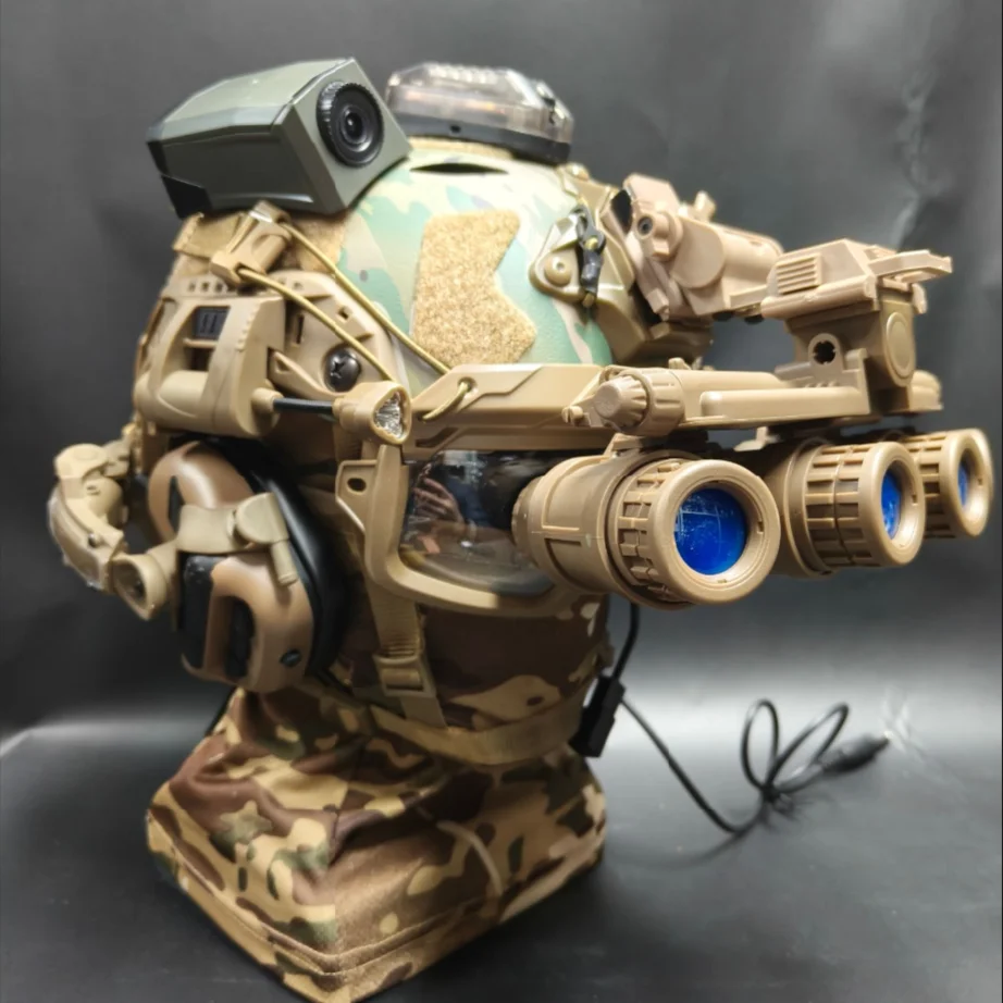 Complete Set of SF Tactical Helmets, FAST Second-generation High-cut Four-eyed Night Vision Device Model Visor
Complete Set of SF Tactical Helmets, FAST Second-generation High-cut Four-eyed Night Vision Device Model Visor