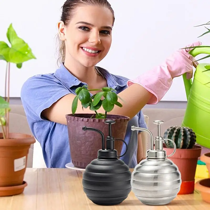 Plant Mister Stainless Steel Vintage Spraying Pot Mini Plant Flower Watering Can Spritzer with Top Pump for Indoor House Plants
Plant Mister Stainless Steel Vintage Spraying Pot Mini Plant Flower Watering Can Spritzer with Top Pump for Indoor House Plants