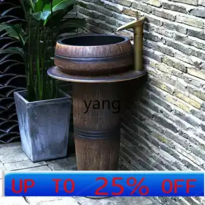 LH column basin ceramic washbasin outdoor courtyard washbasin floor type
LH column basin ceramic washbasin outdoor courtyard washbasin floor type