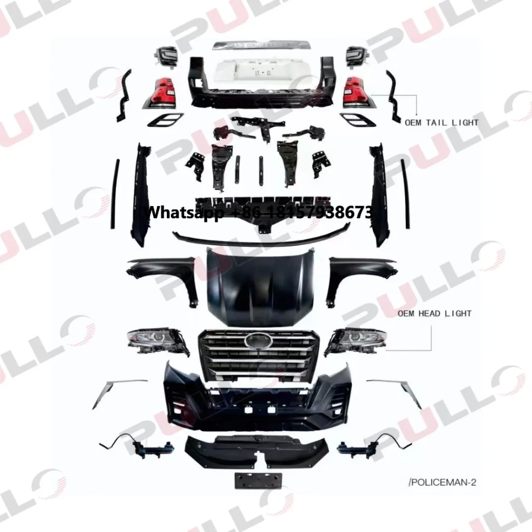 Car Body Kit Auto Bumpers Hood Fender Auto Lamps Side Skirt Grille for Prado 2011-2017 Change to 2022 Police-man
Car Body Kit Auto Bumpers Hood Fender Auto Lamps Side Skirt Grille for Prado 2011-2017 Change to 2022 Police-man