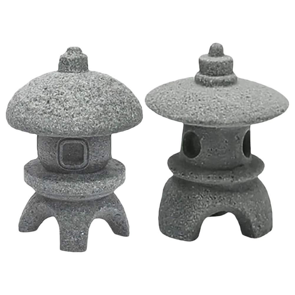 2 Pcs Tower Ornaments Garden Stone Statue Japanese Miniatures Landscape Sculpture Bluestone Powder Kimono Masonry
2 Pcs Tower Ornaments Garden Stone Statue Japanese Miniatures Landscape Sculpture Bluestone Powder Kimono Masonry