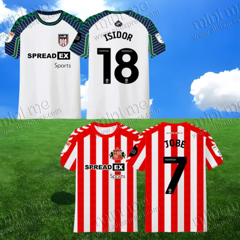 Футболка Sunderland 2025 года, футбольный топ с короткими рукавами и 3D-принтом для дома и на выезде, мужской и женский спортивный мотоциклетный быстросохнущий
Футболка Sunderland 2025 года, футбольный топ с короткими рукавами и 3D-принтом для дома и на выезде, мужской и женский спортивный мотоциклетный быстросохнущий