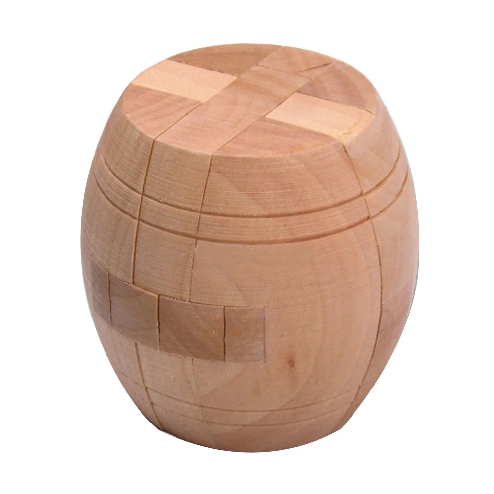 Brain Teaser Toy Intelligent China Lock Puzzles Educational Wooden Cask Design Jigsaw Puzzle Kids Toy
Brain Teaser Toy Intelligent China Lock Puzzles Educational Wooden Cask Design Jigsaw Puzzle Kids Toy