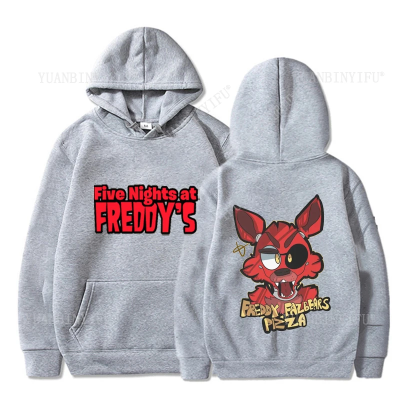 Harajuku универсальная одежда в американском стиле FNAF Five Night At Freddy's, осенне-зимняя толстовка унисекс, толстовки с капюшоном, уличная одежда
Harajuku универсальная одежда в американском стиле FNAF Five Night At Freddy's, осенне-зимняя толстовка унисекс, толстовки с капюшоном, уличная одежда