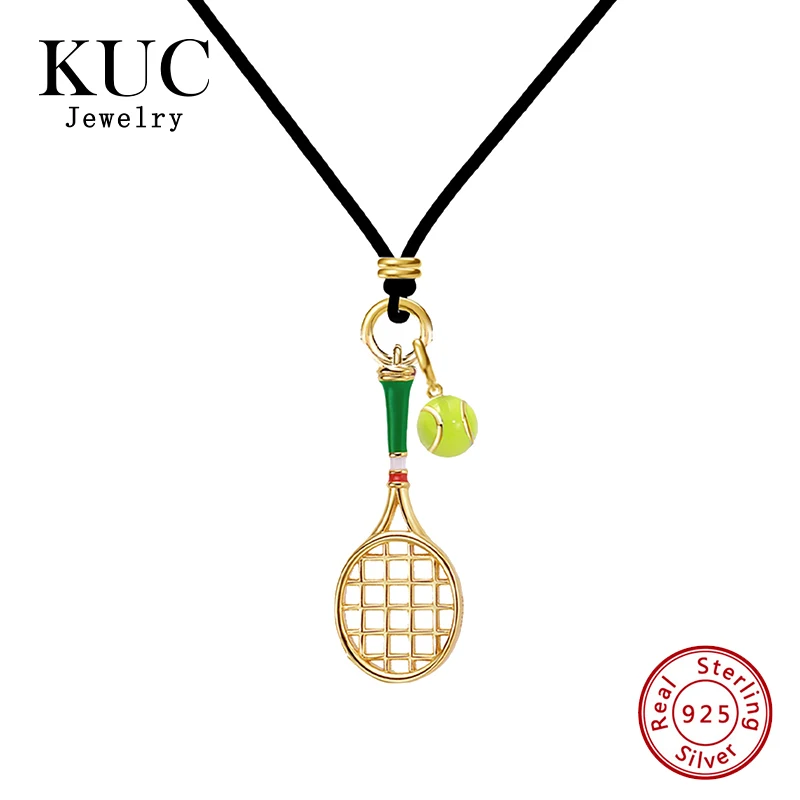Women's Jewelry 925 Sterling Silver 18K Gold-plated Fashionable and Unique Green Enamel Tennis Racket Pendant Necklace
Women's Jewelry 925 Sterling Silver 18K Gold-plated Fashionable and Unique Green Enamel Tennis Racket Pendant Necklace