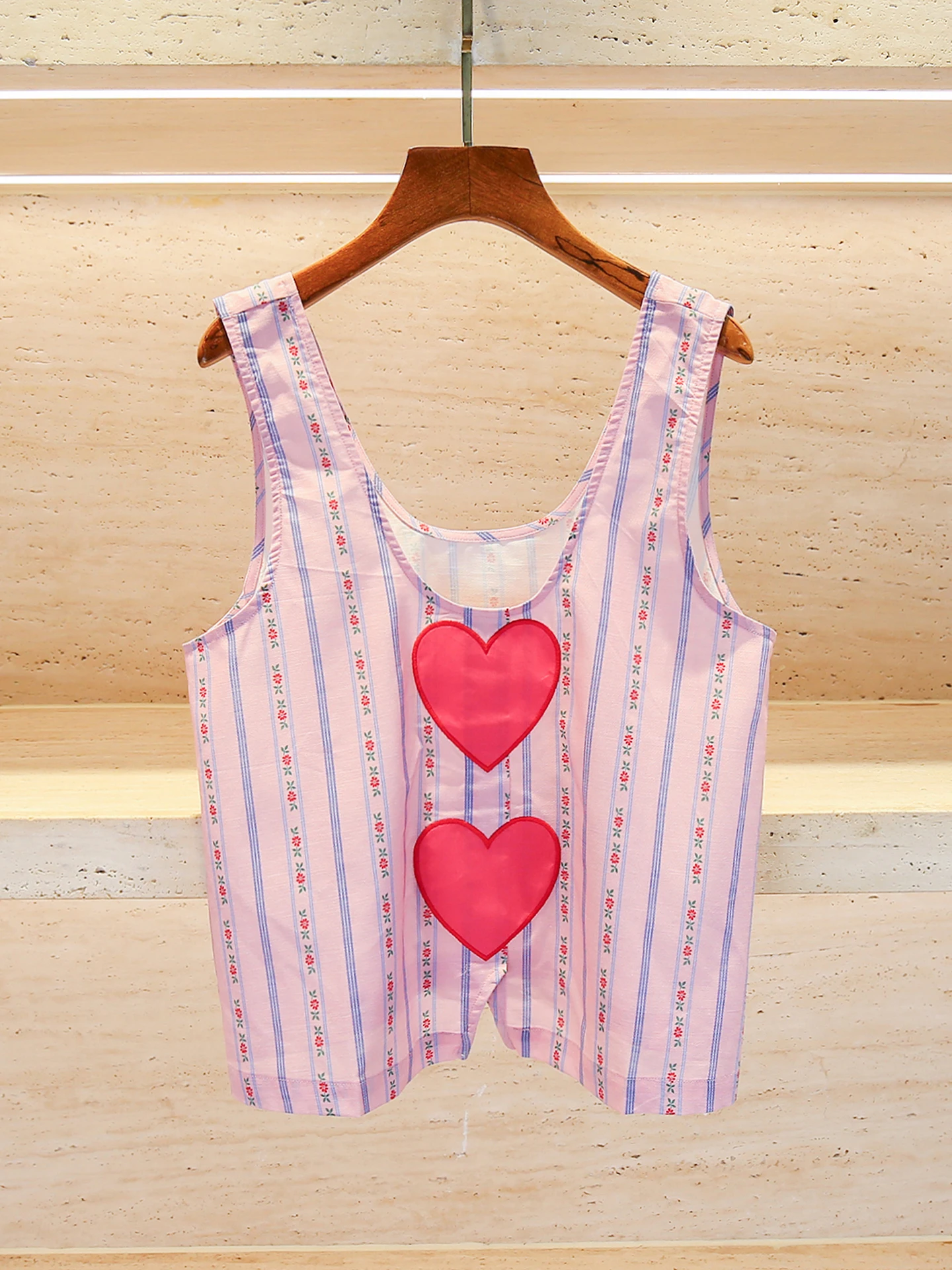 Sweet Youthful Summer 2025 Women's Vest Top U-Ne Patchwork Floral Striped Heart Pattern Commute Sle ort Length Svel
Sweet Youthful Summer 2025 Women's Vest Top U-Ne Patchwork Floral Striped Heart Pattern Commute Sle ort Length Svel