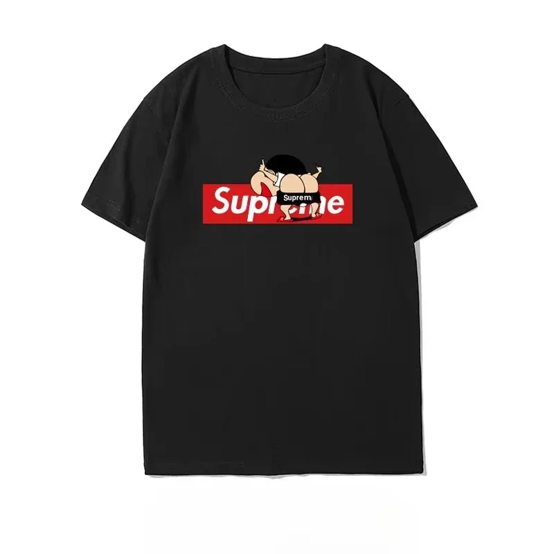 Summer Europe and The United States Trend Street Loose Big New Fashion Brand Printed Men's and Women's Casual Short Sleeves
Summer Europe and The United States Trend Street Loose Big New Fashion Brand Printed Men's and Women's Casual Short Sleeves