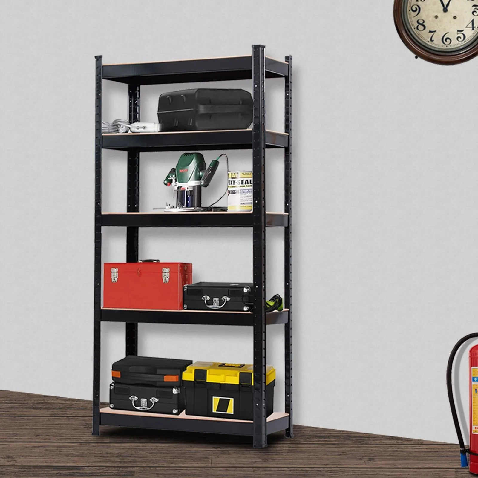 Rack 5 Tier Adjustable Shelves Steel Garage Home Metal Storage Shelf Unit
Rack 5 Tier Adjustable Shelves Steel Garage Home Metal Storage Shelf Unit