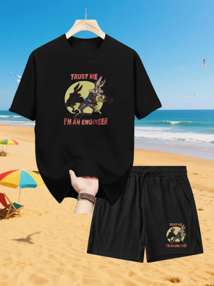 The 2025 Summer New Men'S Suit Is A Casual And Fashionable TRUST ME I'M AN ENGINEER Printed Comfortable And Soft Men'S Wear
The 2025 Summer New Men'S Suit Is A Casual And Fashionable TRUST ME I'M AN ENGINEER Printed Comfortable And Soft Men'S Wear