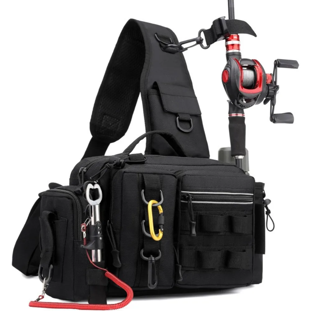 Spot Multifunctional Casual Luya BagChest Bag Waist Bag Outdoor Shoulder Crossbody Bag Fishing Rod BagEquipment Fishing Bag Back
Spot Multifunctional Casual Luya BagChest Bag Waist Bag Outdoor Shoulder Crossbody Bag Fishing Rod BagEquipment Fishing Bag Back